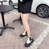 柯妮丽人马丁靴女2025冬季新款内增高真皮短靴时尚复古单靴网红女士靴子 军绿平底单里 37 实拍图