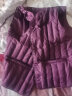 鸭鸭（YAYA） 鸭鸭奶奶冬装马甲老年人内搭坎肩中老年妈妈秋冬外套KLZ 紫色 4XL/185 晒单实拍图