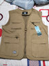 JEEP SPIRIT马甲男士中年背心外穿薄款大码马夹男多口袋钓鱼摄影记者坎肩外套 卡其色 L建议体重150斤左右 实拍图