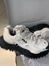 FILA FUSION斐乐潮牌女鞋硬糖厚底老爹鞋夏季新款时尚百搭运动休闲鞋 雪白-SW 40 实拍图