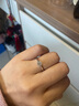 喜钻铂金钻戒女六爪结婚钻石戒指求婚戒指结婚钻戒婚戒送女友生日礼物 【GIA双证】40分G色VS2 3EX N 实拍图