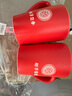 赞玥 结婚对杯 陶瓷马克杯 婚庆用品 新婚红色礼品漱口杯 刷牙杯 杯子一对（主图款） 301-400ml 实拍图