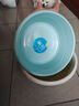 茶花塑料洗脸盆家用洗衣盆洗脚盆加深加厚学生宿舍面盆盆子旅行塑料盆 中号淡蓝色 36cm 实拍图