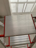 奥誉轻便家用梯铝合金梯子多功能室内折叠楼梯凳四五步不锈钢人字梯子 铝合金三步梯 （铝合金不生锈） 实拍图