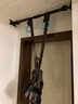 意大利FREESK单杠室内引体向上器家用健身运动器材儿童门上门框墙体免打孔人体向上家庭简易伸缩单杠 莫兰迪黑95-125+原装吊环承重800斤 实拍图
