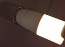飞利浦（PHILIPS）LED灯泡小尺寸柱形E27螺口玉米灯家用超亮照明筒灯泡小柱灯长灯泡 9.5W 暖光 三支装 实拍图