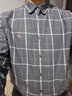 红豆（Hodo）【100%纯棉】长袖衬衫男25秋季格纹长绒棉休闲磨毛衬衣男款 实拍图