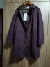 甘甘的世界2024春秋季新款大气显瘦中长款外套中年女士风衣外套 紫色 2XL 适合125-135斤 晒单实拍图