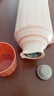 青苹果热水瓶家用保温壶玻璃内胆茶瓶暖瓶学生宿舍用小暖壶开学必备 活力橙【长效保温】 1.6L 实拍图