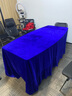 殳亓定制加厚金丝绒办公会议桌布摆地摊绒布料纯色长方形活动展会台布 宝蓝色 定制其他尺寸联系 实拍图