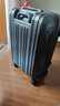 莎米特行李箱大容量可扩容 德国进口纯PC材质静音万向轮旅行拉杆箱PC154 深灰【可扩容】 22英寸 【中短途59L 需托运】 实拍图