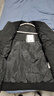 卡宾男装90白鸭绒羽绒服23秋冬无线绗缝保暖外套 煤黑色 M 实拍图