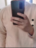 马登工装 美式复古重磅雪尼尔卫衣基础款抗皱打底圆领长袖T恤男秋 米白色 XL 实拍图