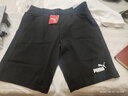 彪马（PUMA）官方 短裤秋冬男 25新款冰丝透气快干跑步健身休闲五分裤运动短裤 520768-01/梭织冰感/黑色 XL 实拍图