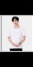 凡客诚品（VANCL）T恤男夏季纯棉纯色体恤圆领上衣运动打底衫 白色(短) XL  晒单实拍图