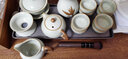 祥业汝窑功夫茶具整套装家用高档陶瓷泡茶壶盖碗茶杯茶盘会客商务礼品 西施壶盖碗八杯 13头 实拍图