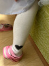 笛莎童装女童连裤袜2023春气白色舒适透大儿童袜子 本白 120-130 实拍图