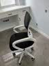 墨例（Mouurriy）电脑椅办公椅子升降转椅职员椅家用学生座椅游戏椅网布椅靠背椅 白框黑网标准加厚尼龙脚 实拍图