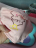 贝娜茜婴儿帽子秋冬季新生儿胎帽纯棉6-12个月春秋薄款婴幼儿套头帽秋季 1102-睡眠小鹿-粉色 0-12个月 帽子+围巾-加棉款 实拍图