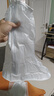 德力普（Delipow）防雨鞋套 男女加厚底防水防雪防滑高筒便携式雨具雨靴套非一次性 加厚底雨鞋【白色】 L(适合39-40码） 实拍图