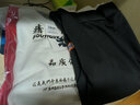 鹿凌青长袖T恤男圆领打底衫衣服男女情侣春秋季青少年宽松卫衣男上衣 黑色 常规 XL 实拍图