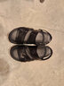 金利来（Goldlion）凉鞋男透气时尚舒适轻质皮鞋沙滩鞋G542320285AAF黑色40 实拍图