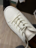 百丽时尚潮搭低帮小白鞋男夏季商场同款牛皮撞色休闲板鞋8BH01CM3 白色 42 晒单实拍图