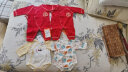 贝瑞加（Babyprints）新生儿连体衣婴儿大红色新年衣服纯棉四季内衣春节拜年服 葫芦52 晒单实拍图