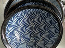 陶趣居日本进口青海波釉下彩米饭碗面碗日式和风陶瓷餐具汤碗家用日料 高脚反口大碗21cm 实拍图