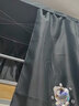 南极人（Nanjiren）大学生宿舍床帘下铺遮光床帘单人床遮挡帘加厚不透光窗帘宿舍床幔 宇航员【99%强遮光+上下铺通用】 1.5米高【三片+顶】围四面+顶部 实拍图
