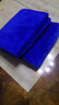 洁丽轩洗车毛巾汽车超细纤维大号毛巾加厚吸水专用擦车巾洗车布用品 蓝色 40*60cm三条装 实拍图