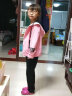 开米熊儿童装女童春秋装套装新款韩版时尚中大童女孩卫衣运动秋季衣服潮 咖色(25076) -春秋款 130 码建议身高120cm左右 实拍图