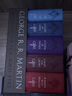 英文原版 冰与火之歌皮革版 A Song of Ice and Fire 1-5册全集盒装 权力的游戏 列王的纷争 冰雨的风暴 群鸦的盛宴 魔龙的狂舞 精装 实拍图