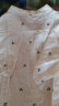 暖乔（Nuanqiao）全棉双层棉纱衬衫女半袖宽松韩版印花文艺纯棉衬衣女 白色树叶 M(90-130斤) 晒单实拍图
