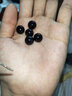 彩荷 黑曜石串珠圆珠子隔珠DIY散珠配珠饰品父亲节 直径约8mm五颗 实拍图