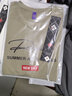雾卡 【纯棉2件装】短袖t恤男潮流宽松大码夏天新款休闲纯色半袖T恤 鹿角白色+大R白色 4XL 建议180-195斤 实拍图