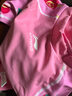李宁（LI-NING）儿童泳衣男女童分体防晒冲浪服舒适透气海边温泉泳装671粉色140 实拍图