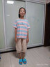 蓝贝妮童装女童夏装2026新款洋气儿童运动套装夏季女孩衣服短袖大童女装 蓝色 170 码建议身高160cm 实拍图