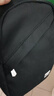 七匹狼时尚潮流帆布斜挎包男休闲大容量单肩包男轻便 黑色简约款 实拍图