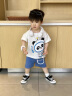 迪士尼男宝宝夏装套装0-1岁儿童装网红2男小童6个月婴儿衣服3洋气4韩版5 白色 90cm 晒单实拍图