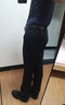 啄木鸟（TUCANO）秋冬厚款冰丝纯色商务休闲裤男士直筒裤中年爸爸裤子宽松男士长裤 9852藏青 30 (2尺3腰围) 实拍图