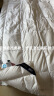 安睡宝（SOMERELLE） 羽绒被 俄罗斯进口95%大朵白鹅绒立体锁暖春秋被芯冬抗菌被子 冬被单人  150*215cm 实拍图