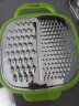 家佰利（jiabaili） 不锈钢厨房切菜器 手动切丝器多功能刨丝器 土豆丝带盒 绿色 晒单实拍图
