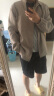 HLA海澜之家夹克男24POWER YOUNG系列翻领格纹外套男春季 晒单实拍图