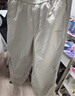 杰克·琼斯（JACK&JONES）男装降落伞兵裤春夏季工装裤男裤略宽松休闲裤轻薄款潮流裤子男士 C02雾灰色 凉感 34 180偏大,建议拍小一码 实拍图