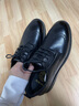 奥康官方男鞋春季新款布洛克英伦商务运皮鞋男正装鞋星环科技皮鞋 黑色 38 实拍图