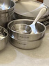 凌丰304不锈钢汤盆加厚加深汤碗洗菜盆和面盆沙拉盆调料盆 菜碟-内径26cm 实拍图