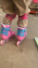 美洲狮（COUGAR） 溜冰鞋儿童套装 可调轮滑鞋MZS885粉色M码 实拍图