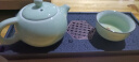 瓷牌茗茶具（cipaiming teaset） 茶具套装小套功夫茶壶便携一壶四杯家用会客泡茶器小茶台 青瓷鱼西施一壶四杯+磁石干泡盘 实拍图