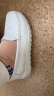 卡帝乐鳄鱼 CARTELO 厚底女简约小白鞋护士舒适工作鞋 KDLAZ-6628 白色 36 实拍图